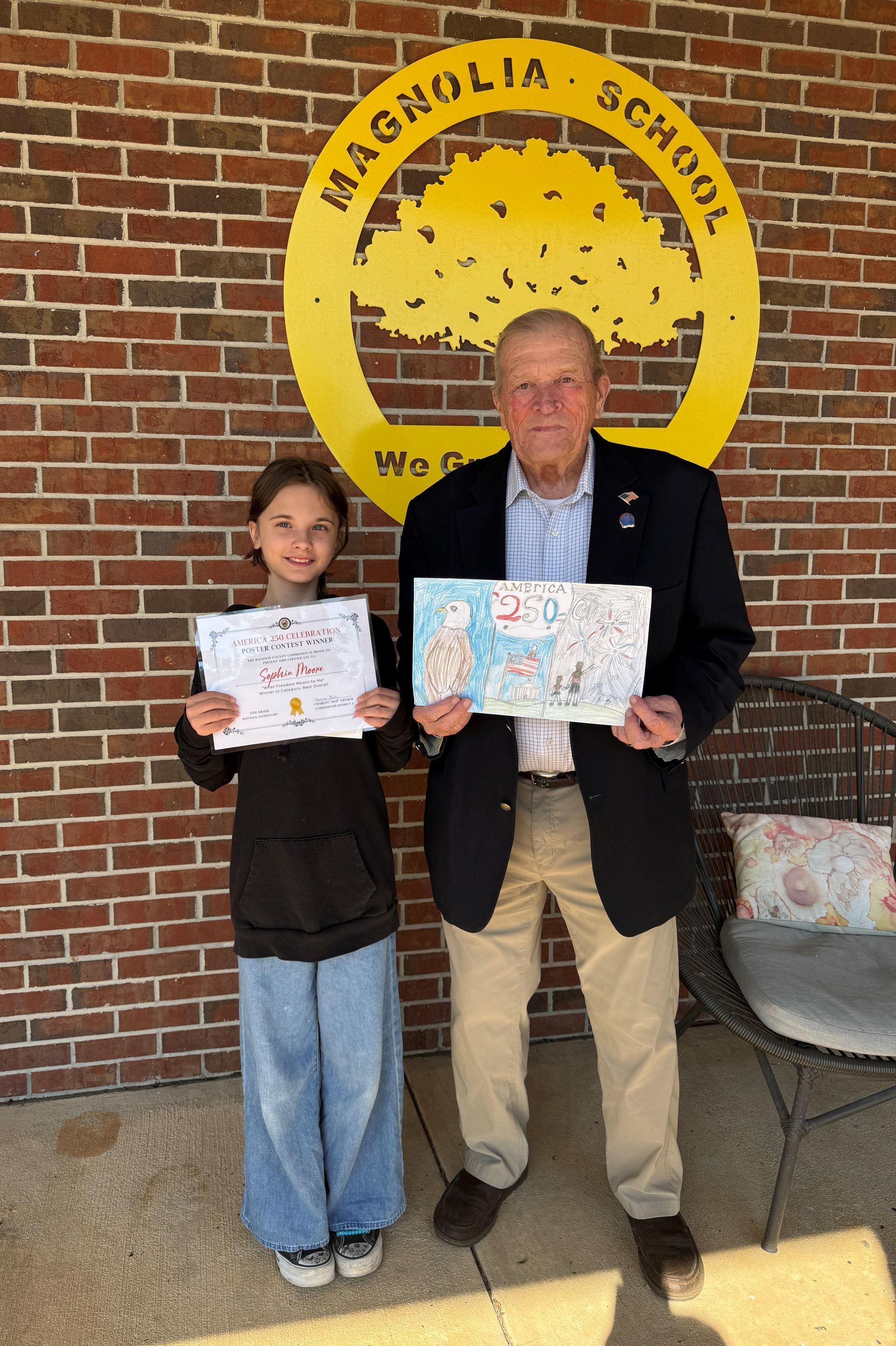 Fifth Graders Across Baldwin County Recognized for Artwork on Freedom
