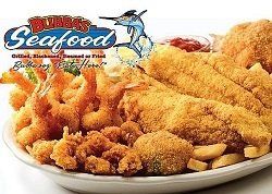Seafood platter's are a specialty at Bubba's in Orange Beach, Alabama.
