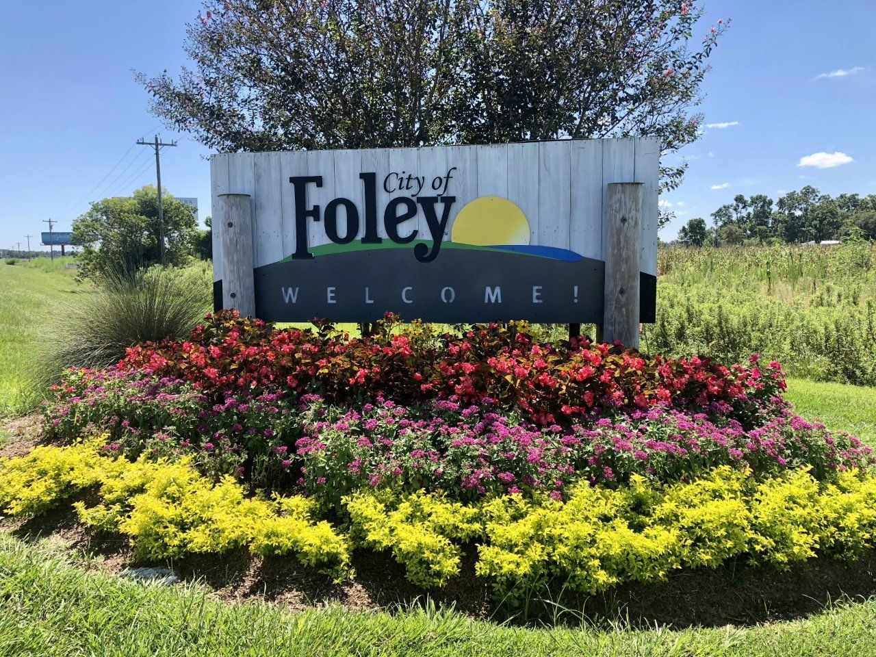 Foley Alabama Welcome Sign