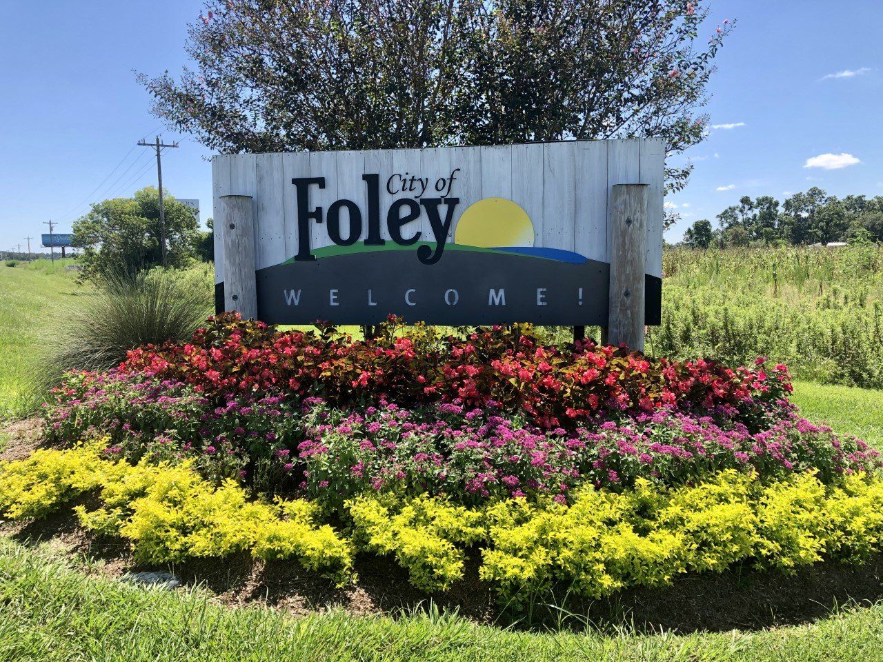 City of Foley Welcome Sign