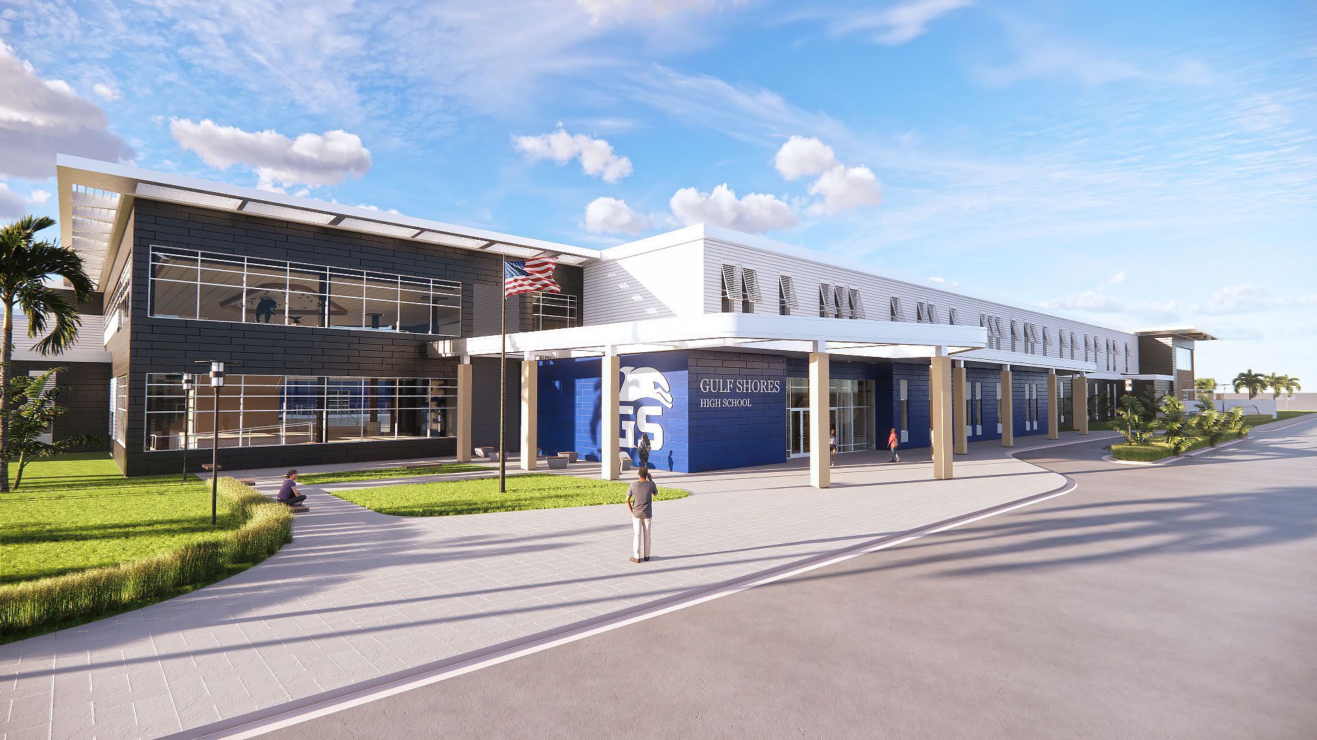 Gulf Shores City High School Rendering
