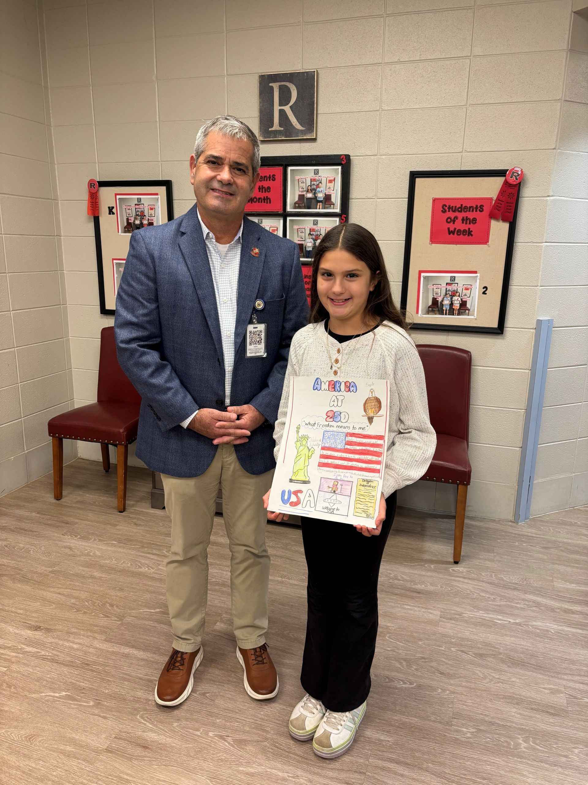 Fifth Graders Across Baldwin County Recognized for Artwork on Freedom