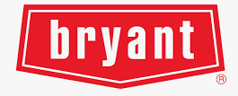 Bryant logo in red and white.