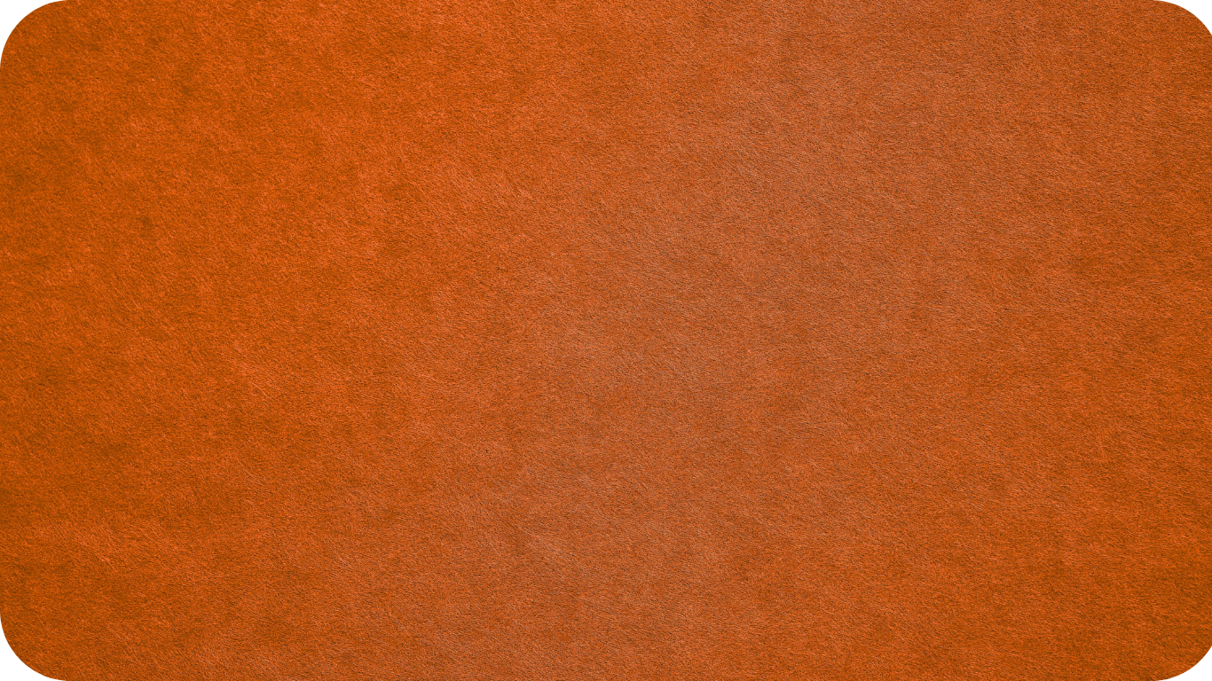 Brown leather, oval shaped.