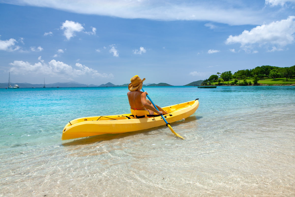 learn how to kayak USVI 