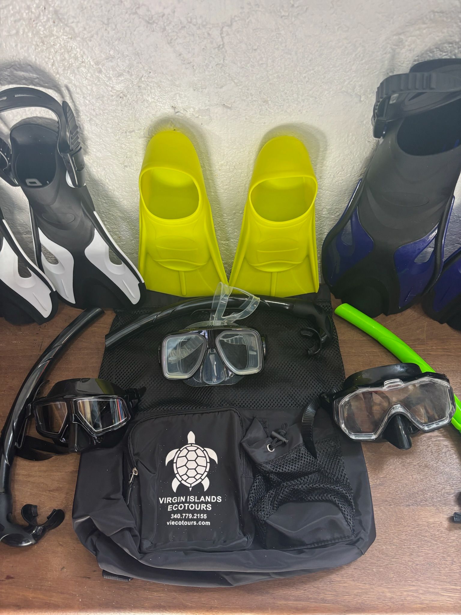 snorkel gear rentals St. John vacation