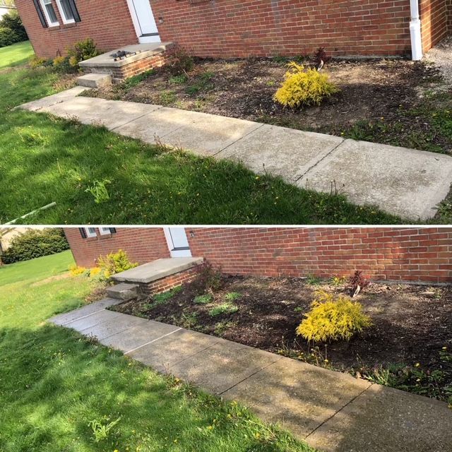 Before And After Sidewalk | Cardington, OH | A -1 Concrete Leveling North