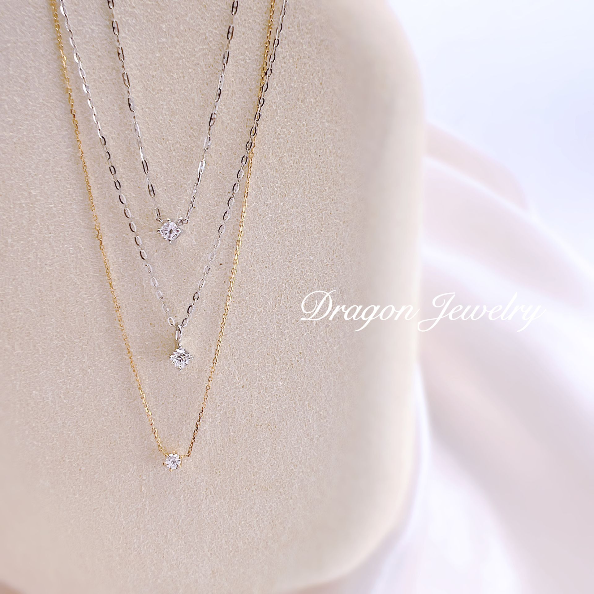 天然真鑽流星項鍊