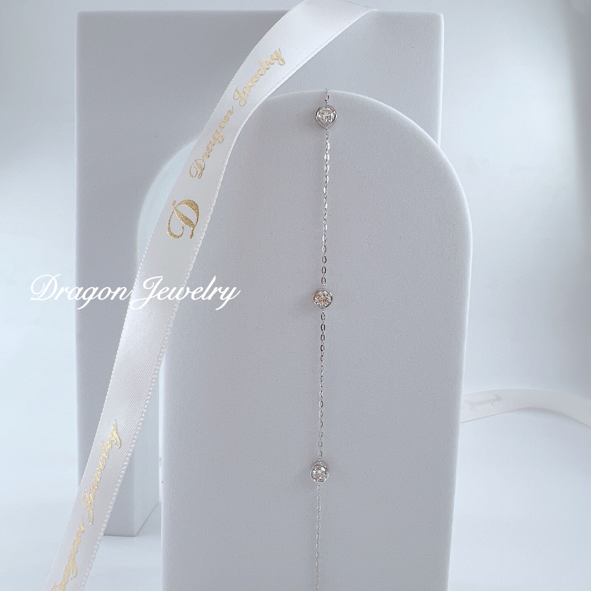 三鑽簡約手鍊｜15分培育鑽