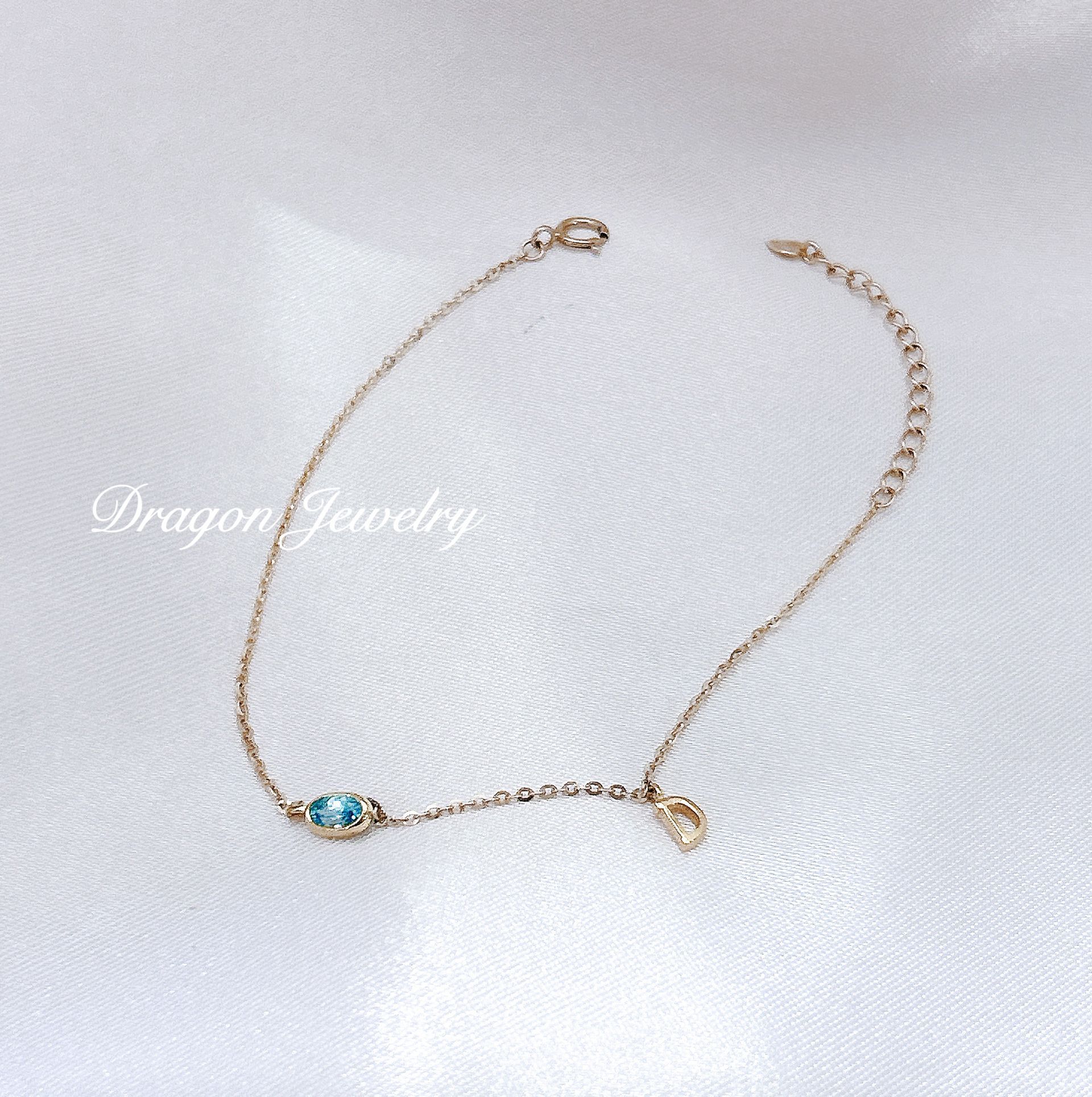 字母誕生石手鍊