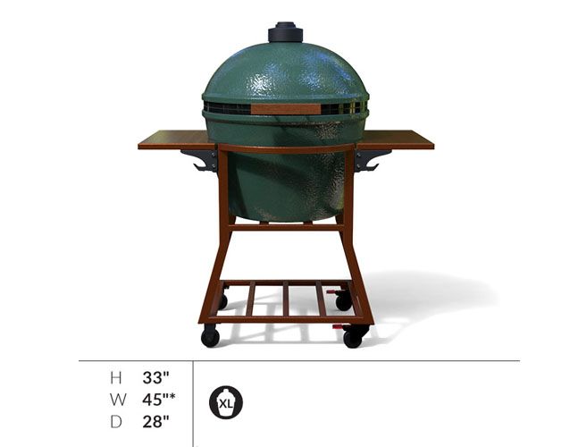 45″ Spark 30 XL Big Green Egg Cart by Challenger Designs