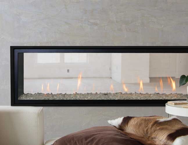 Allume DLX Direct Vent See-Through Fireplace by Astria