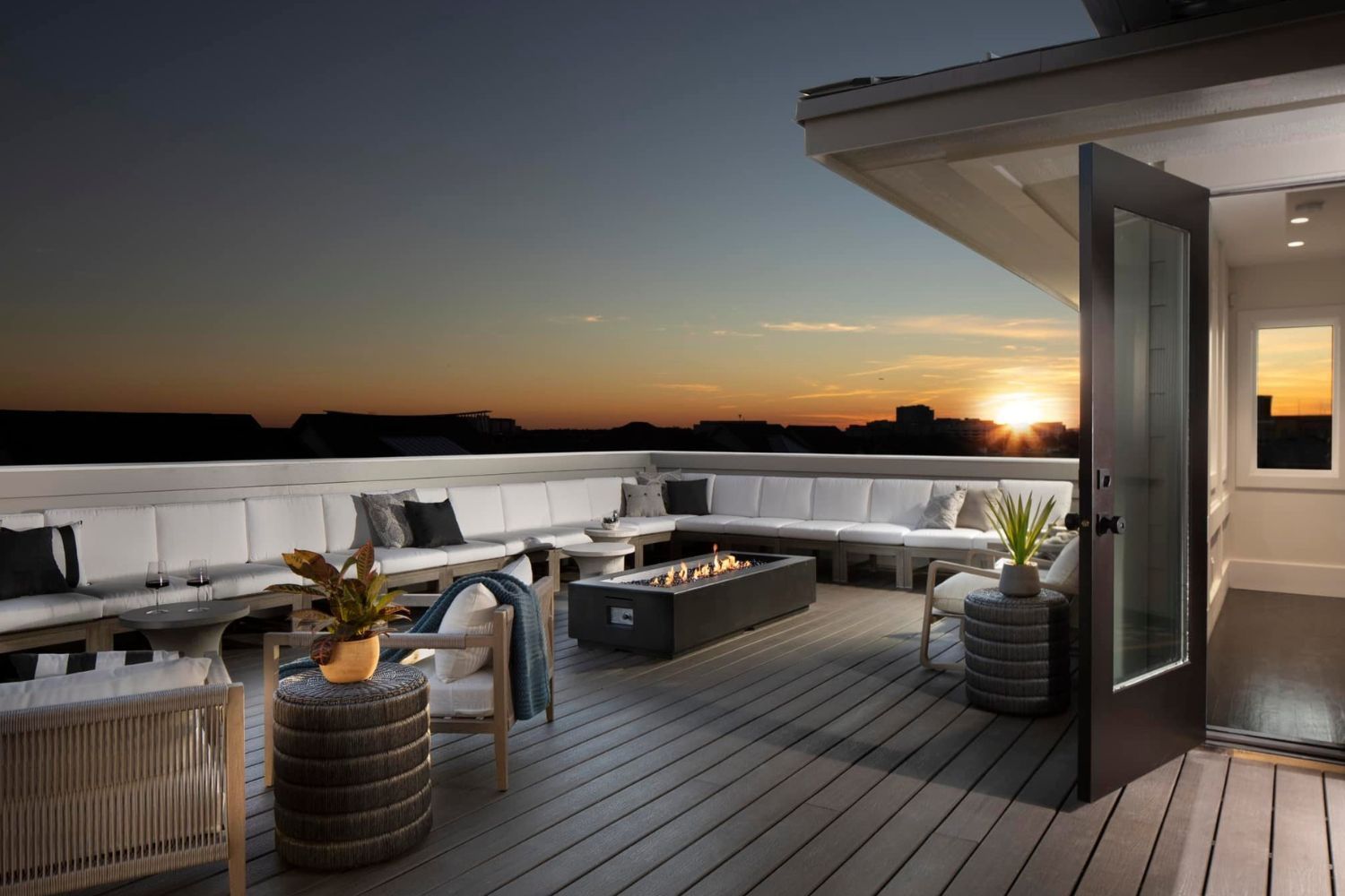 American Fyre Designs Louvre Rectangle Fire Pit