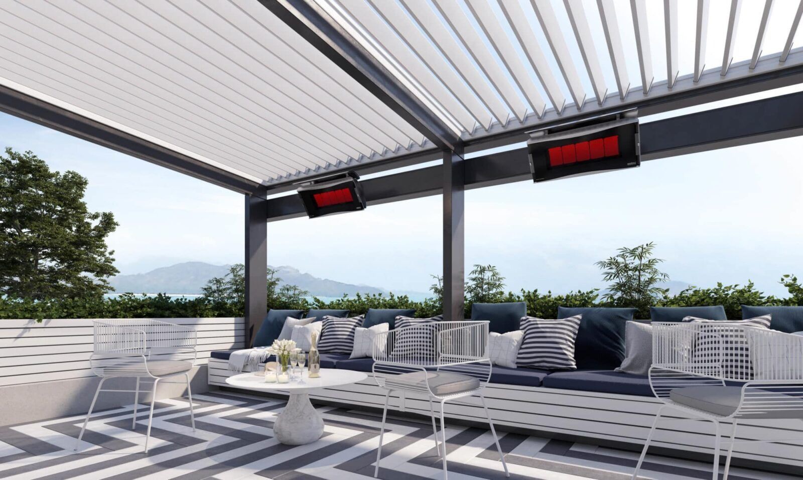 Bromic Platinum Gas 500 On Patio