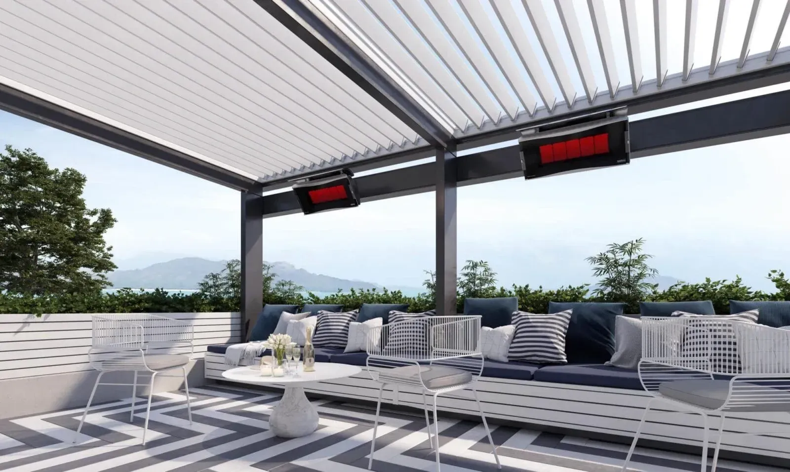 Bromic Platinum Gas 500 On Patio