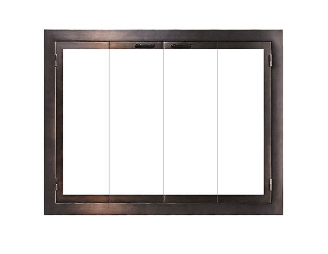 Carolina Masonry Glass Fireplace Door