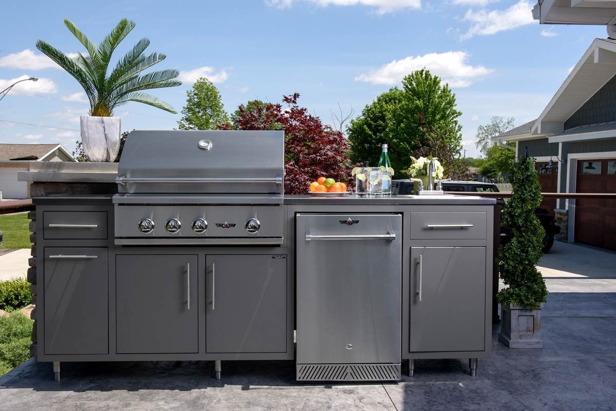 Coastal Series Outdoor Kitchen Islands by Challenger Designs