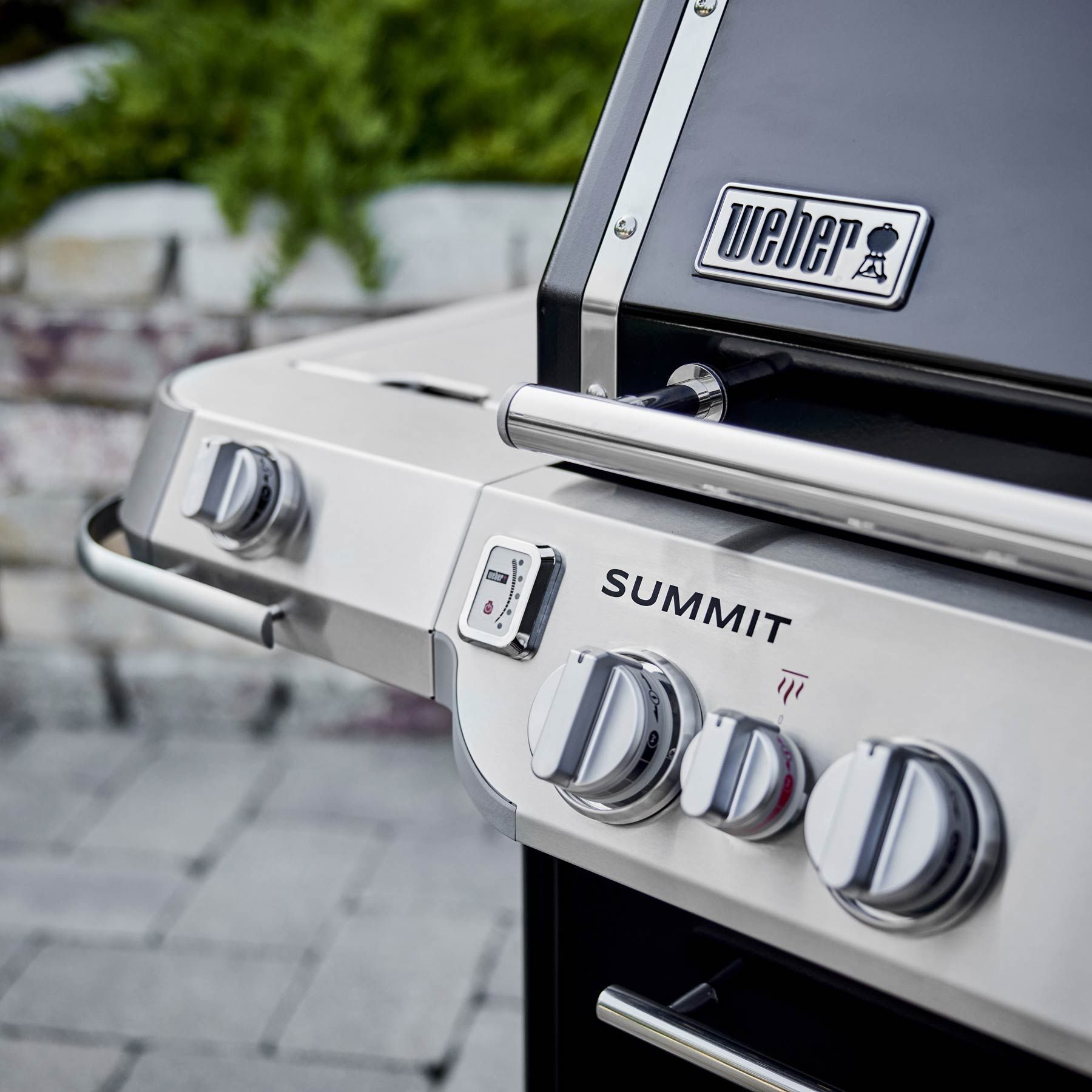 Closeup on Weber Grills Fs38 E Gas Grill - Liquid Propane