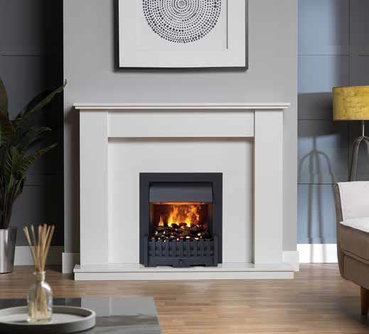 Danville Black Freestanding Fireplace Insert