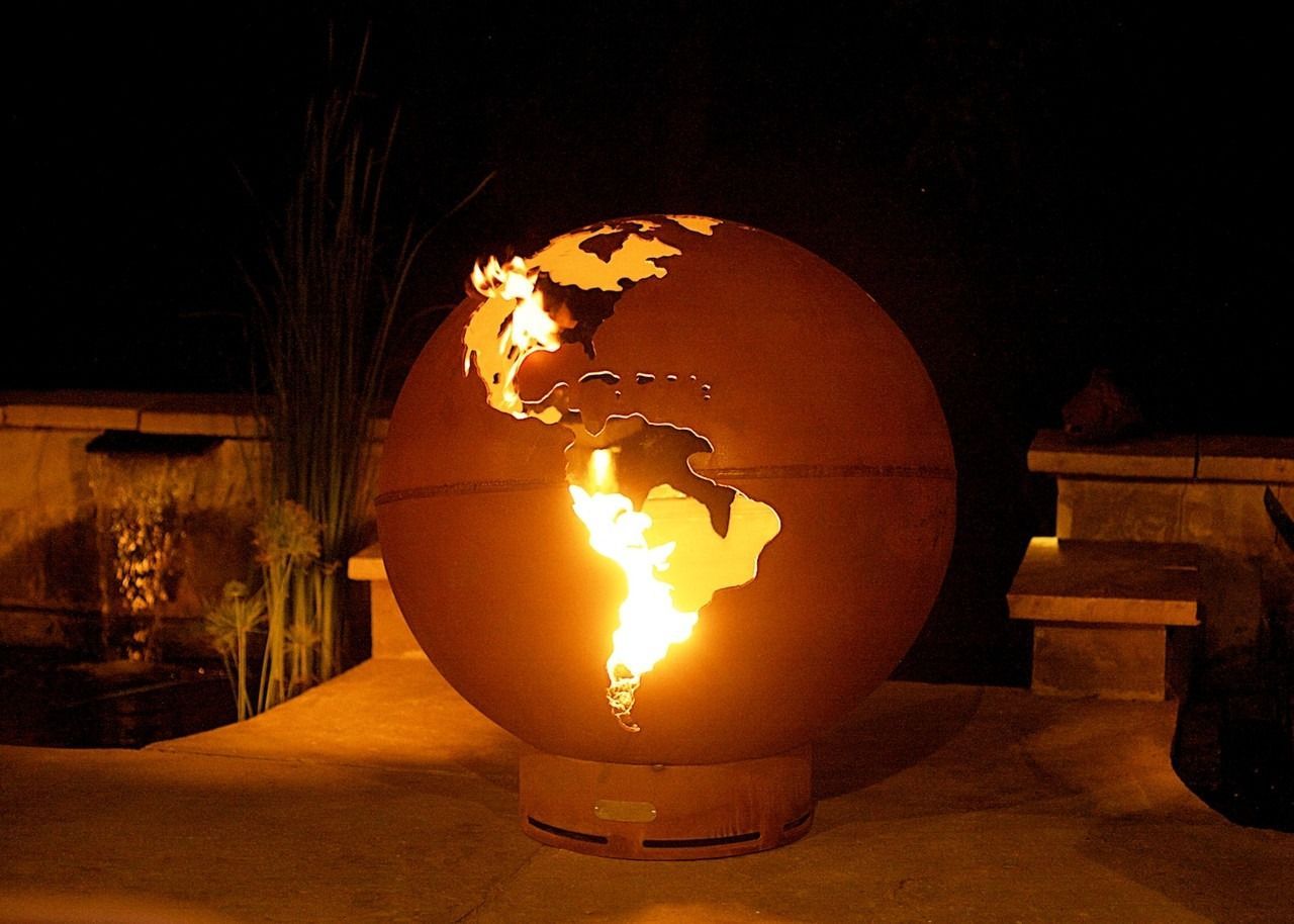 Fire Pit Art Third Rock Steel Fire Pit