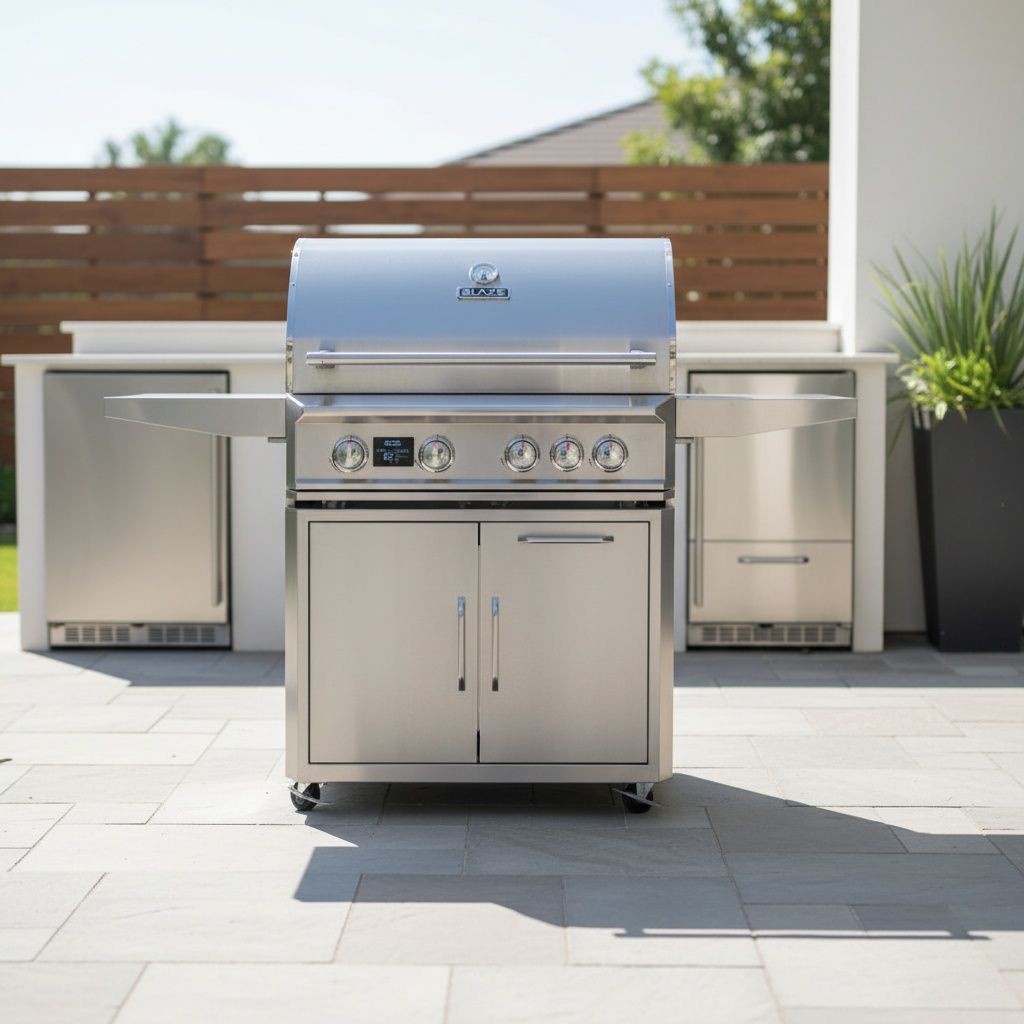 High-end built-in Blaze LTE PRO Series grill and griddle