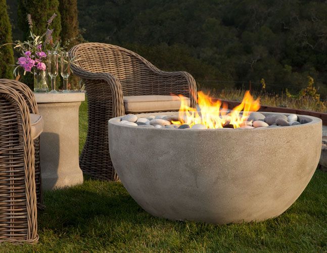 Infinite Fire Bowl by Eldorado Stone