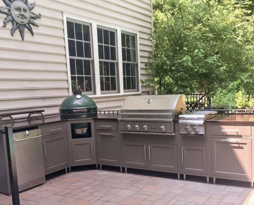 Kitchen Cabinets With Grills By Challenger Designs in Jacksonville, FL