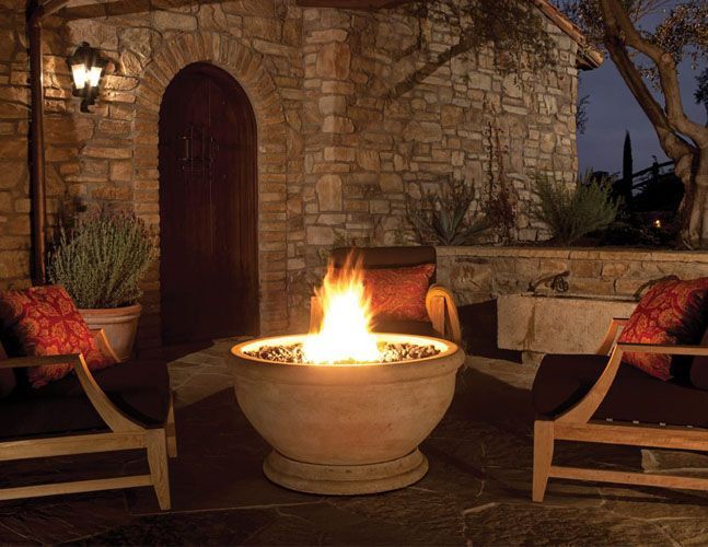 Marbella Fire Bowl by Eldorado Stone