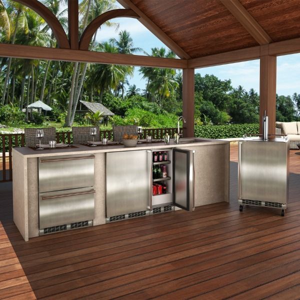 Marvel Outdoor Built-In Refrigerated Drawers