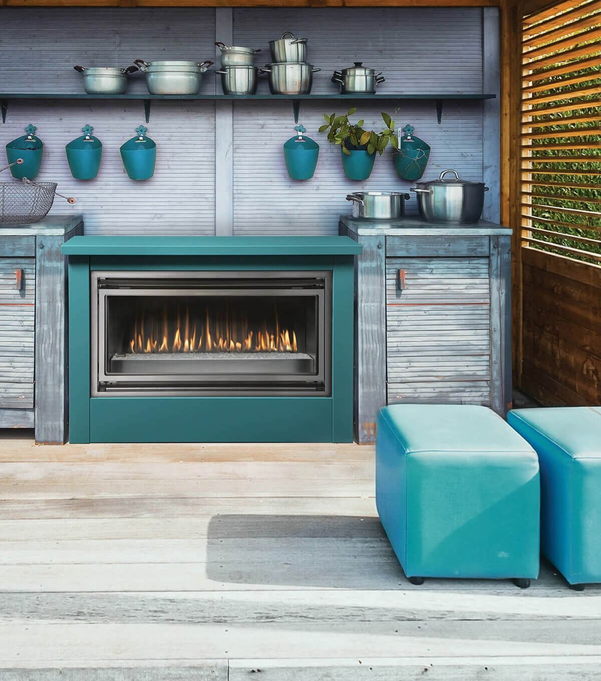 Montigo Fireplaces Mahana Outdoor Gas Fireplace
