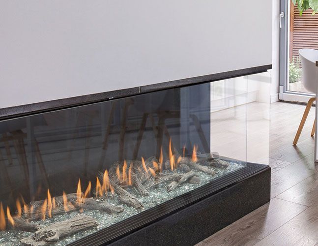 Montigo Prodigy PC7 CL/CR Contemporary Linear Corner Gas Fireplace, Left or Right