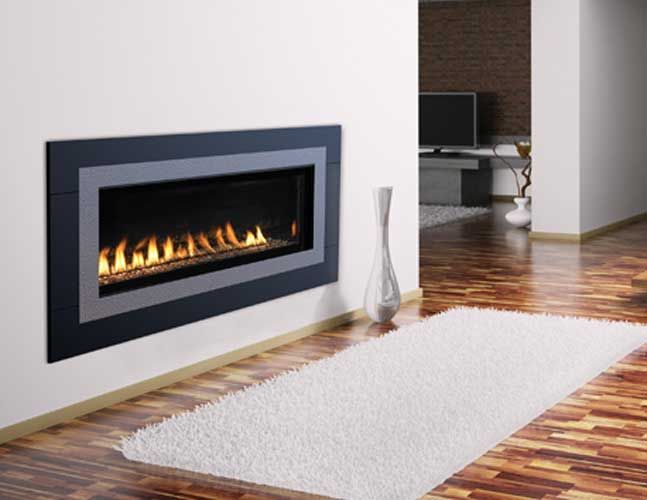 Paris Lights Vent-Free Linear Fireplace by Astria