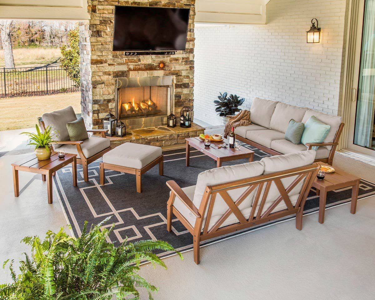 Polywood Braxton 7-Piece Deep Seating Set