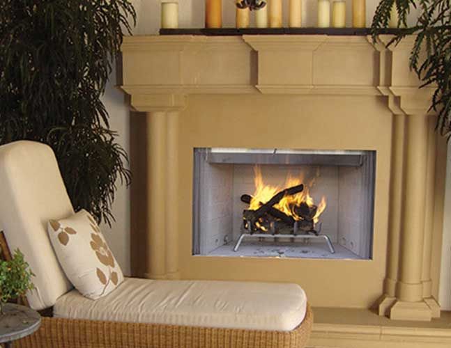 Tuscan Outdoor Wood-Burning Fireplace by Astria