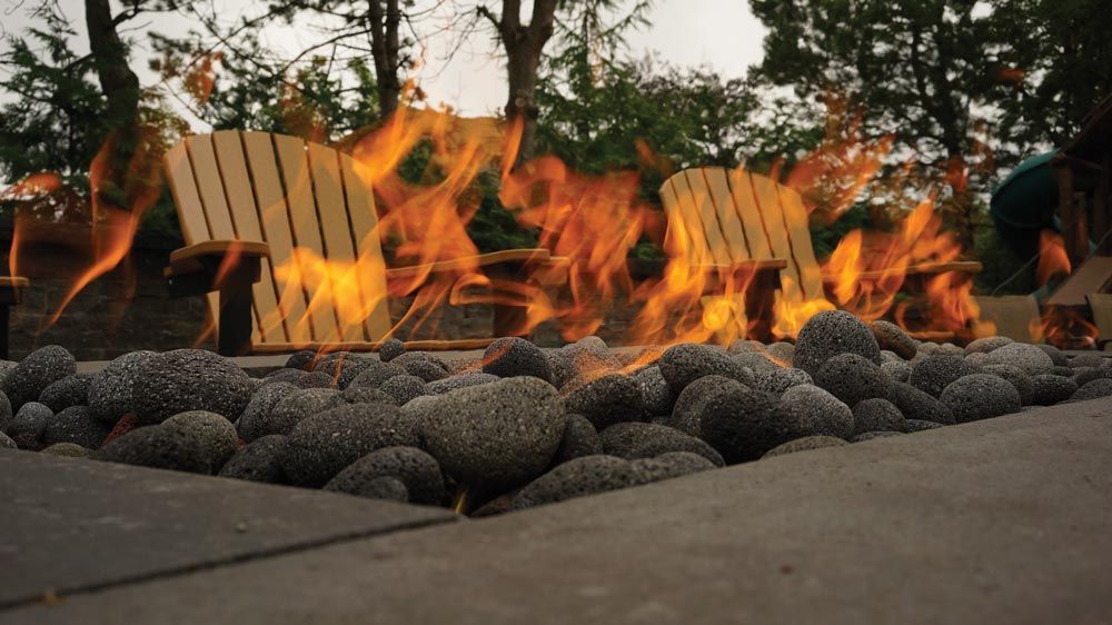 Warming Trends Rolled Lava Rock