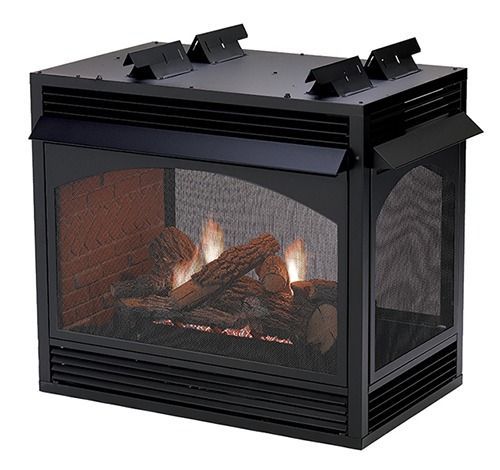 White Mountain Hearth Multi-Sided Vent Free Fireplace