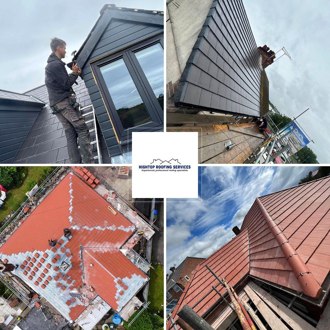 A picture of Hightop Roofers Glasgow in action