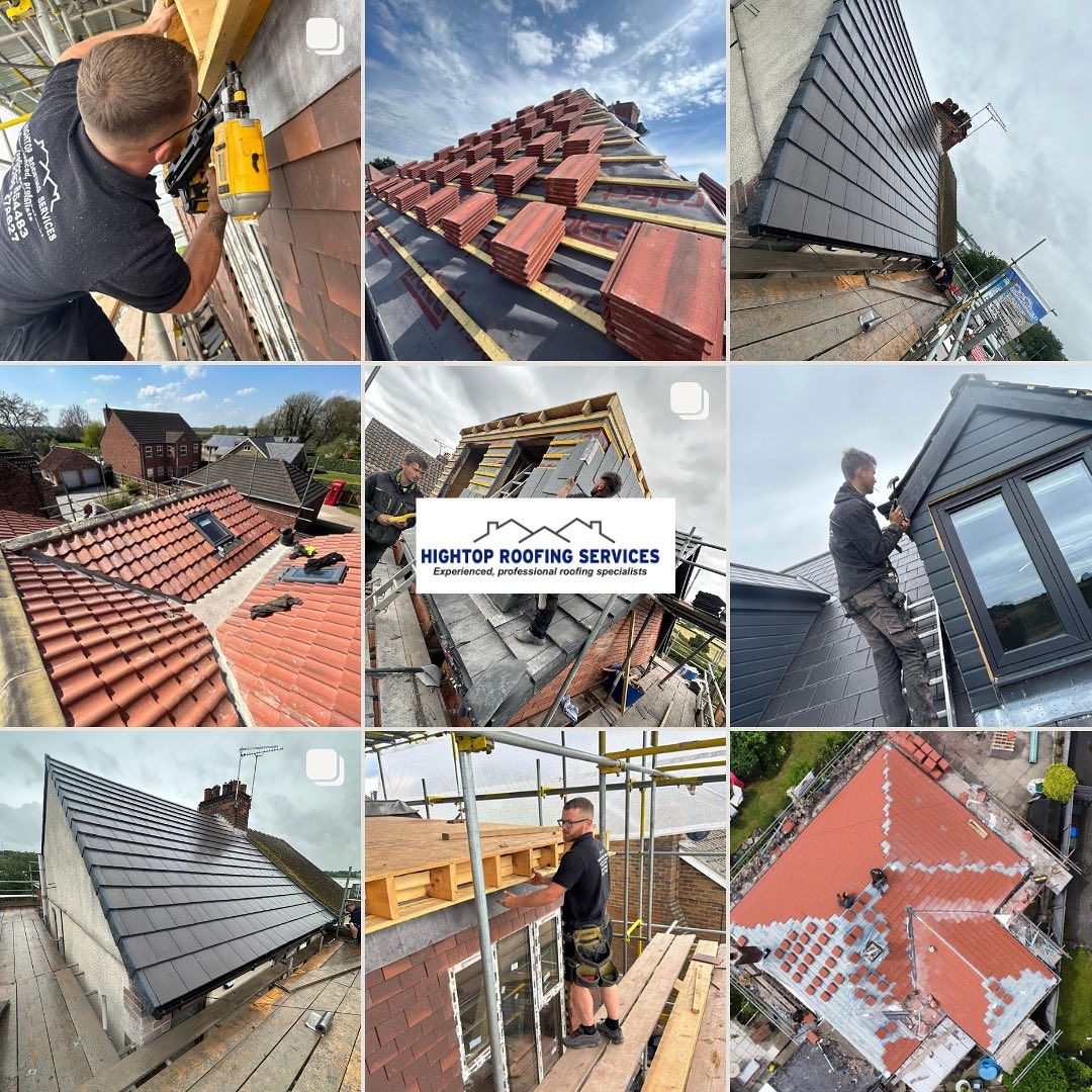 A picture of Hightop Roofers Glasgow at work