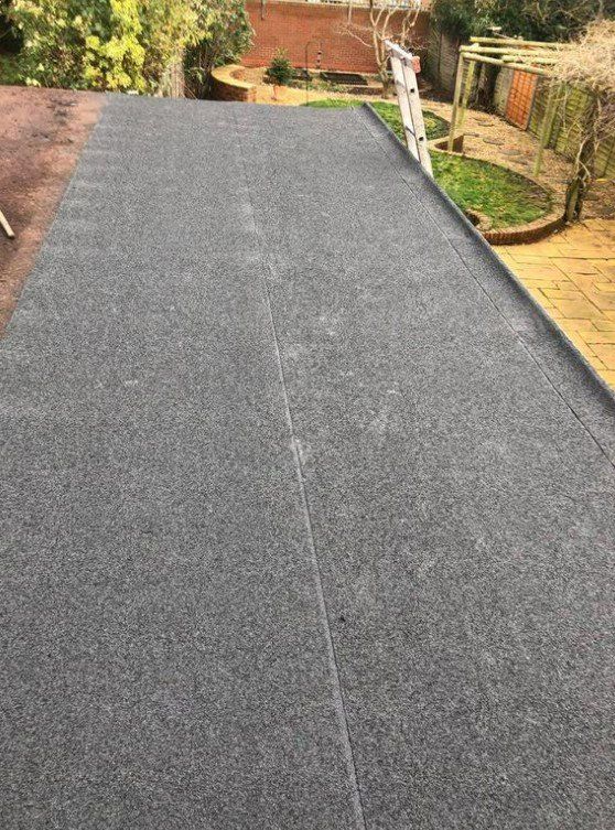 picture of a flat roof replacement by Roofers Glasgow
