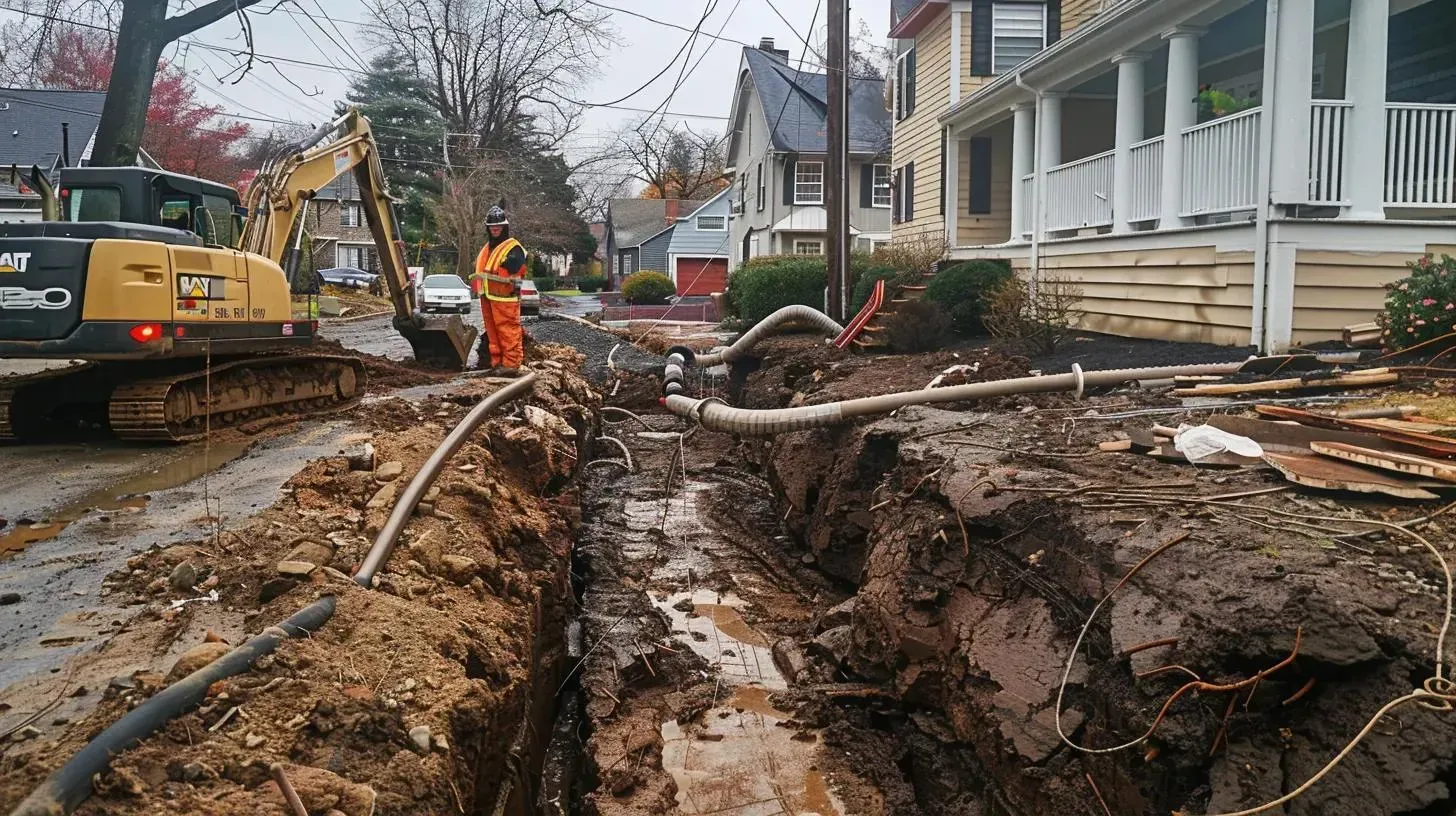 Sewer Line Cleaning and replacement