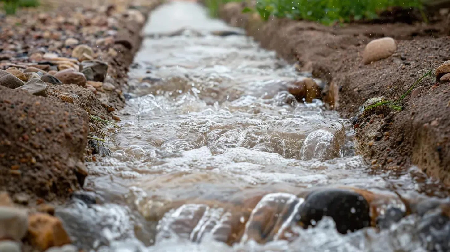 
French drain vs regrading 