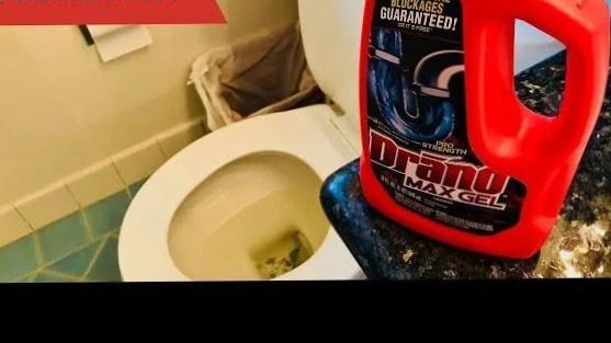 What should you do if you already poured Drano Max Gel into a toilet?

