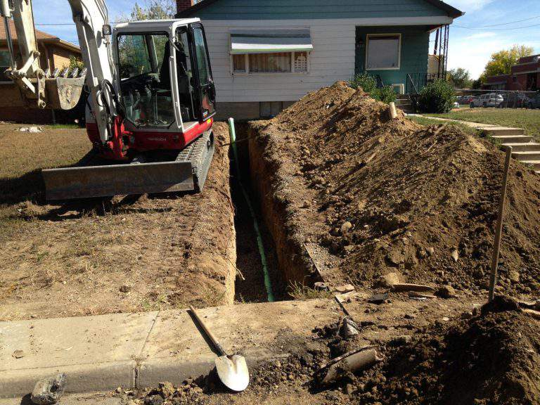 Excavating Sewer Line Contractors in Denver