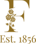 The letter f is decorated with roses and the year 1856.