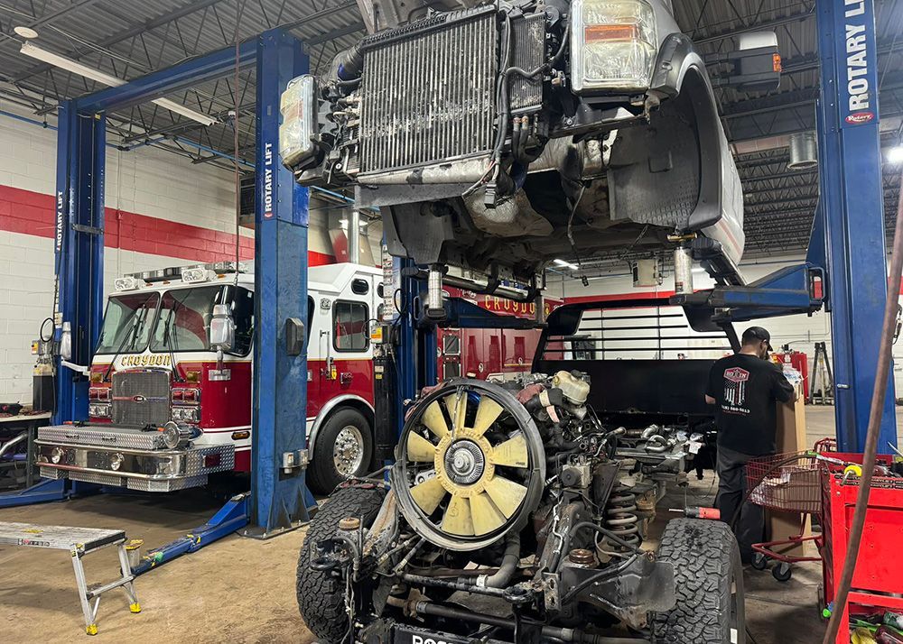 Rollin Diesel Mechanic Working