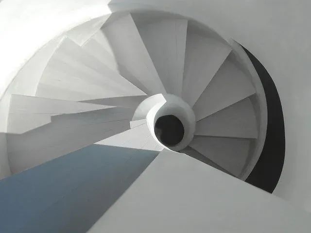 scala elicoidale novara