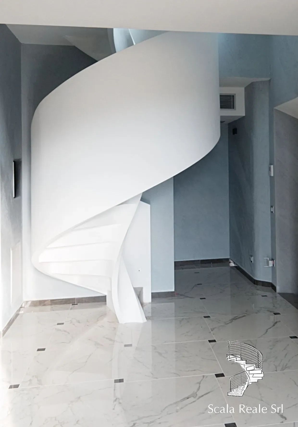 scala elicoidale parma