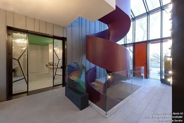 scala a chiocciola moderna