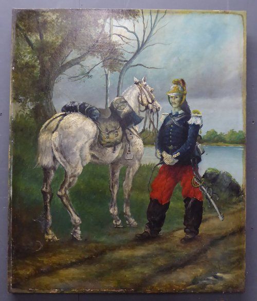 Antique French Painting