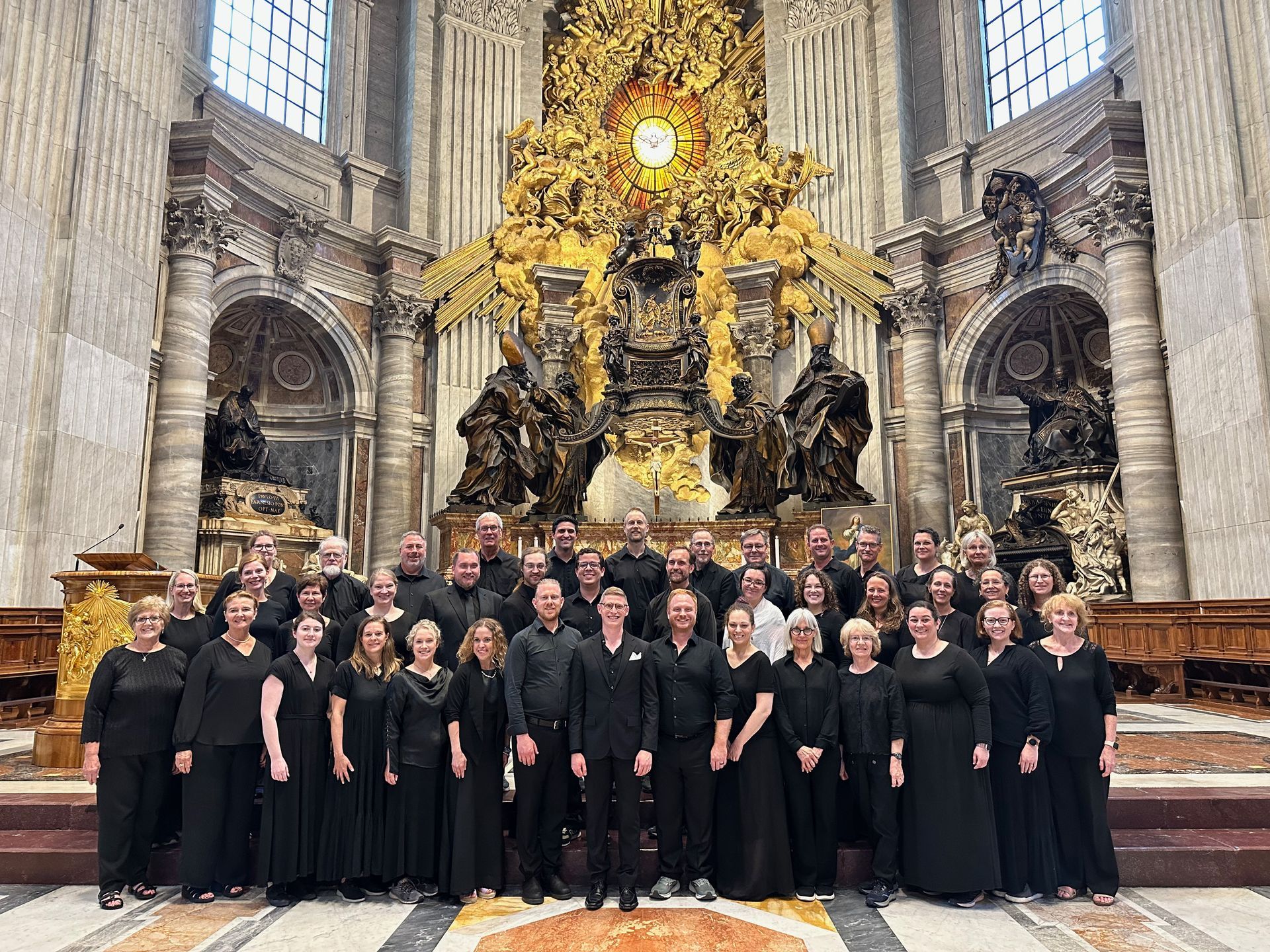 Mendelssohn Chorus at St.  Peter's Basilica